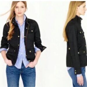 Blue J. Crew Relaxed Boyfriend Field Utility Jacket